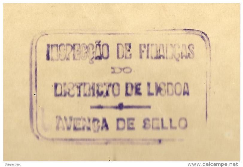 1927 Pocket Calendar -  Carimbo Avença De Sello - Inspecção De Finanças Do  Districto De Lisboa Portugal - 6 Scans - Petit Format : 1921-40