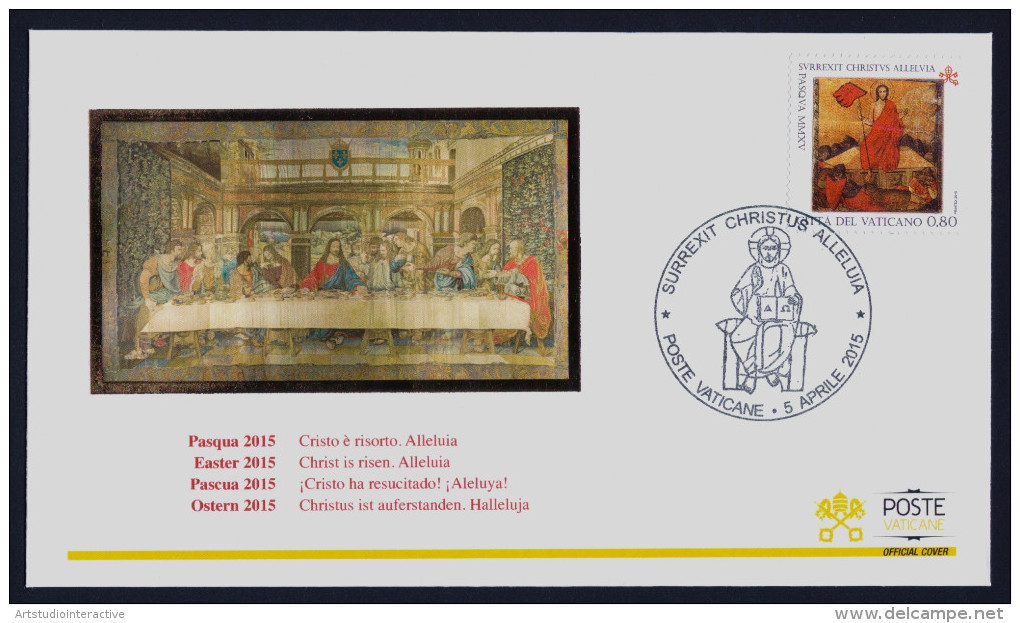 2015 VATICANO "PASQUA 2015" FDC (POSTE VATICANE) - FDC