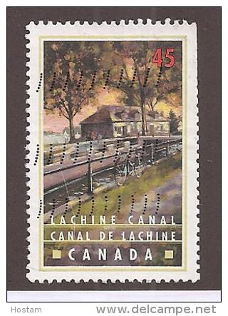 CANADA , 1998 ,  USED, # 1731    CANALS: CANAL LACHINE  QUEBEC - Oblitérés