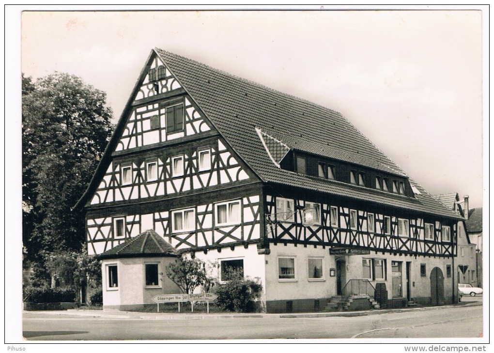 D6041   LORCH In REMSTAL : Gasthof-Hotel Sonne - Lorch