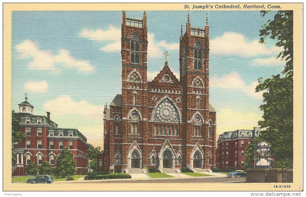 CPA-1939-USA-CONNECTICUT-HARTFORD-ST JOSEPH CATHEDRALE-TBE - Hartford