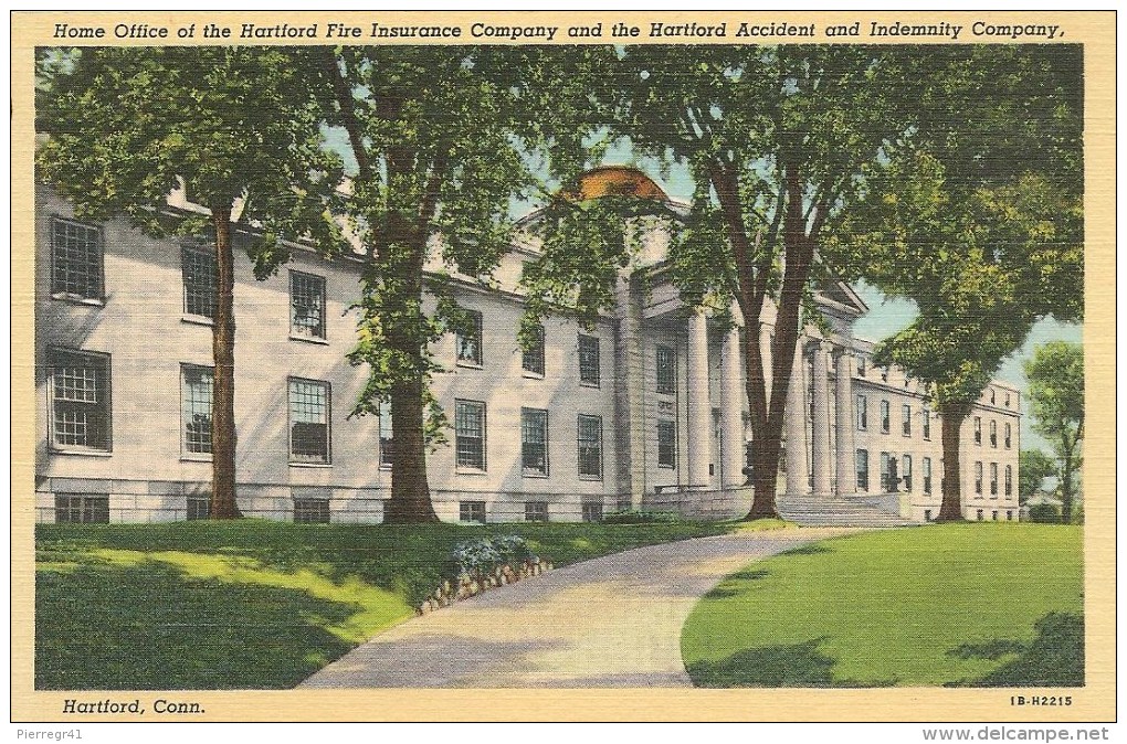 CPA-1939-USA-CONNECTICUT-HARTFORD-HOME OFFICE FIRE INSURANCE CIE-TBE - Hartford