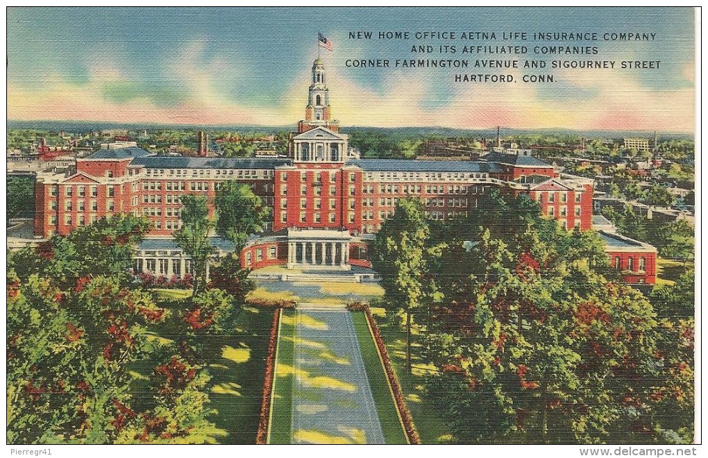 CPA-1939-USA-CONNECTICUT-HARTFORD-NEW HOME OFFICE AETNA LIFE INSURANCE CIE-TBE - Hartford