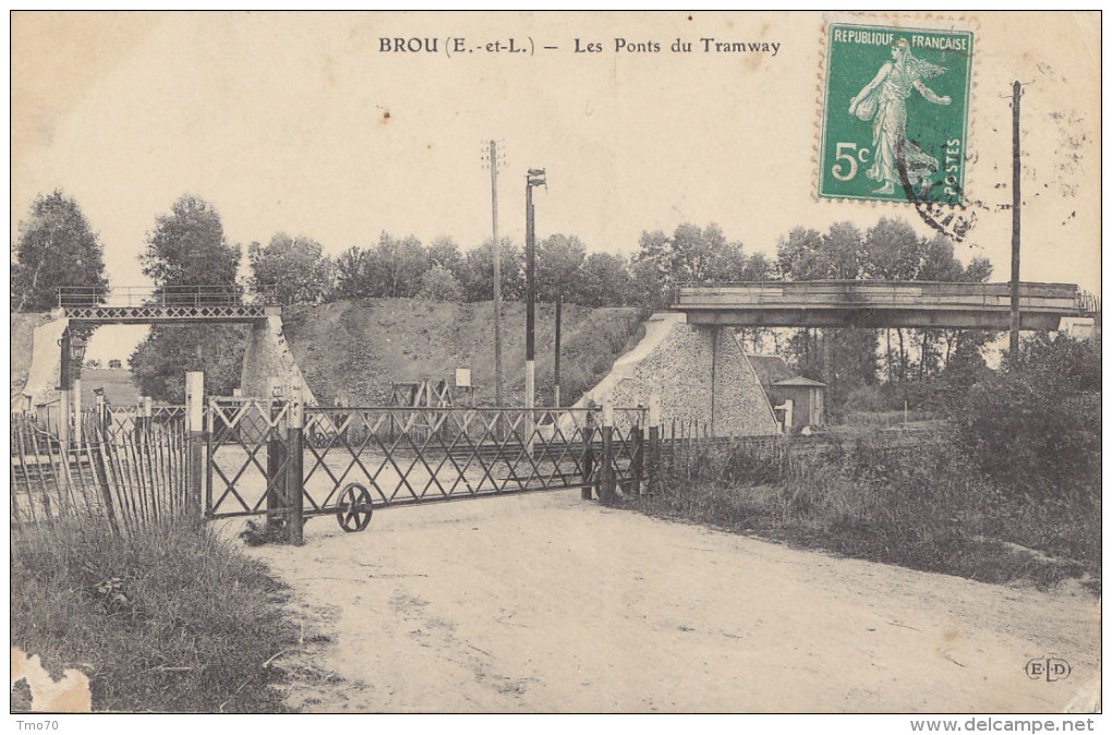 28 Eure Et Loir - Brou , Les Ponts Du Tramway - Autres & Non Classés