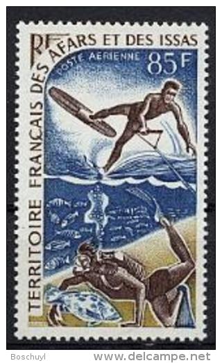 Afars Et Issas, 1967, Sports, Diving, Water Skiing, MNH, Michel 10 - Andere & Zonder Classificatie