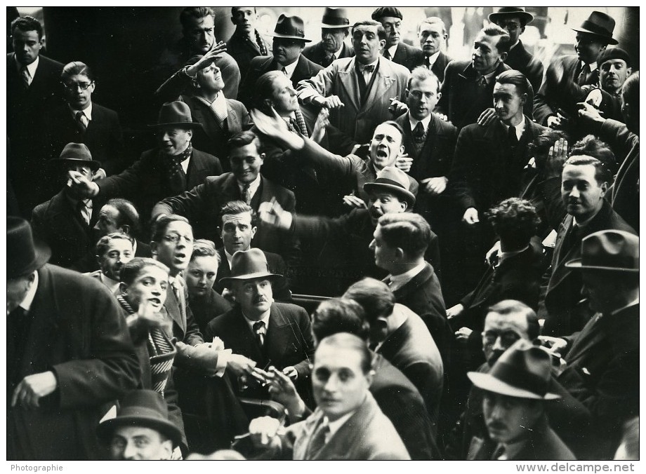 France Paris Marche De La Coulisse Coulissiers Bourse Ancienne Photo 1948 - Professions