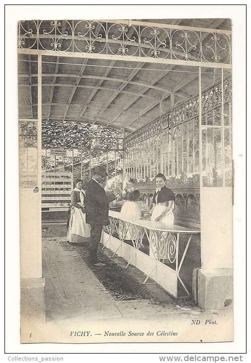 Cp, 03, Vichy,  Nouvelle Source Des Célestins, Voyagée - Vichy