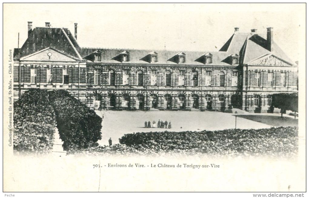 N°46935 -cpa Torigni Sur Vire -le Château- - Autres & Non Classés