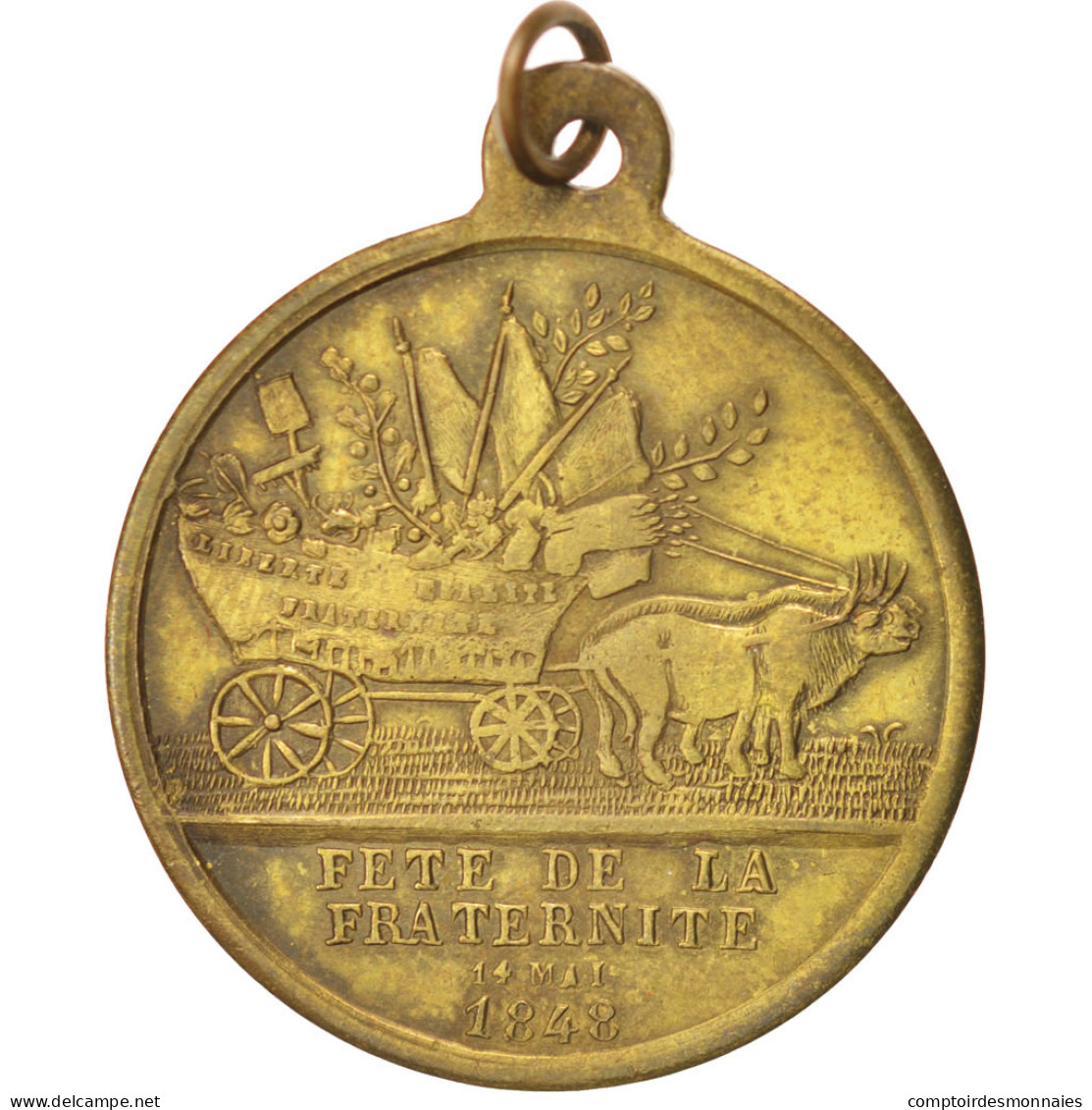 France, Medal, French Second Republic, History, 1848, TTB+, Cuivre - Autres & Non Classés