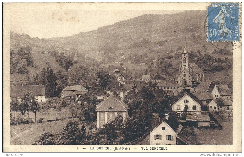 ALSACE - 68 - HAUT RHIN -  LAPOUTROIE - Vue Générale - Lapoutroie