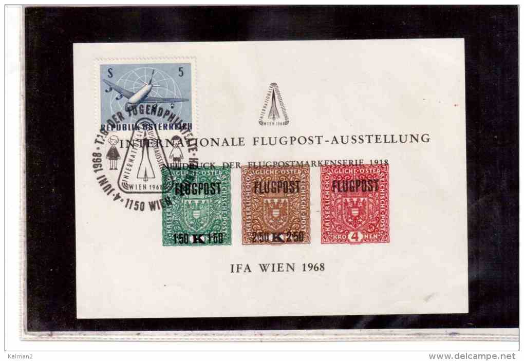 TEM7725   -   IFA-NEUDRUCKBLOCK ( NETTO KAT. NR. N7 )    /   WIEN  4.6.1968 ( TAG DER JUGENDPHILATELIE ) - Proofs & Reprints