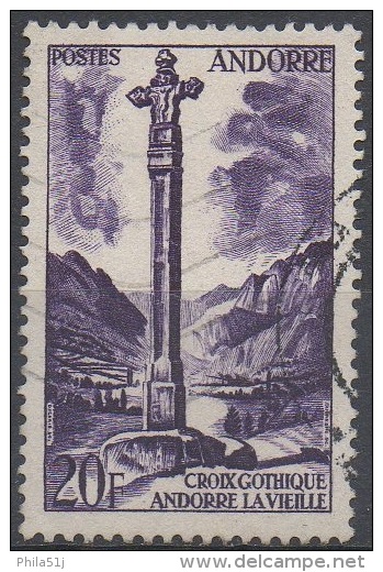 ANDORRE  FRANCAIS  N°148__OBL VOIR SCAN - Oblitérés