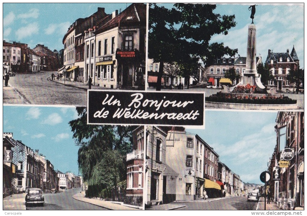 Carte 1970 UN BONJOUR DE WELKENRAEDT / MULTIVUES RUES - Welkenraedt