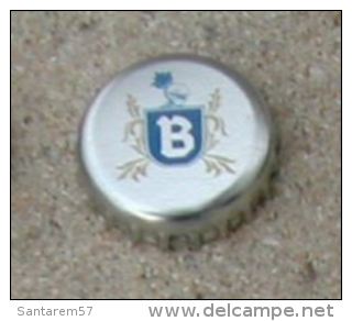 Capsule Crown Cap Argentée Blason B - Autres & Non Classés