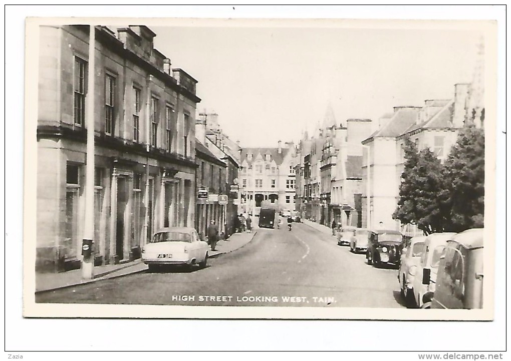 ANG.0045/ Tain - High Street Looking West - Ross & Cromarty