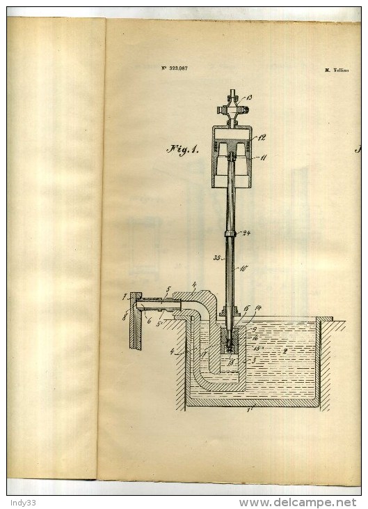 - PLAQUES EN PLOMBPOUR ACCUMULATEURS ELECTRIQUES .  BREVET D´INVENTION DE 1902 . - Other & Unclassified