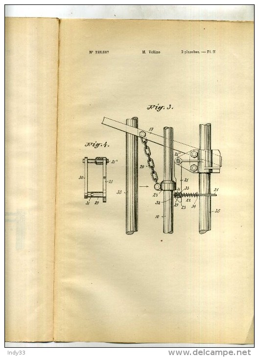 - PLAQUES EN PLOMBPOUR ACCUMULATEURS ELECTRIQUES .  BREVET D´INVENTION DE 1902 . - Other & Unclassified