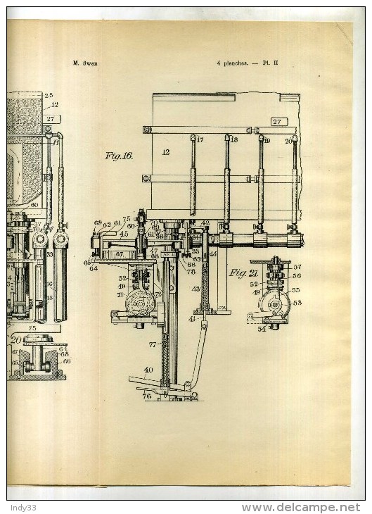 - FABRICATION DE DOUILLES POUR LAMPES ELECTRIQUES A INCANDESCENCE .  BREVET D´INVENTION DE 1902 . - Other & Unclassified