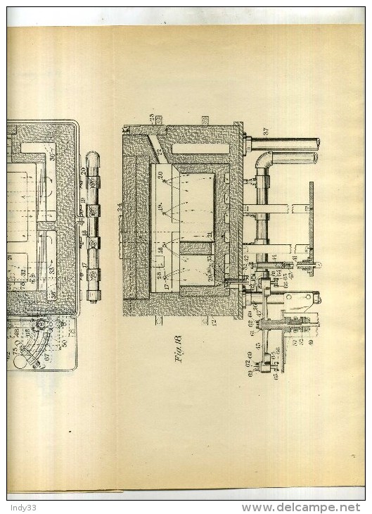 - FABRICATION DE DOUILLES POUR LAMPES ELECTRIQUES A INCANDESCENCE .  BREVET D´INVENTION DE 1902 .