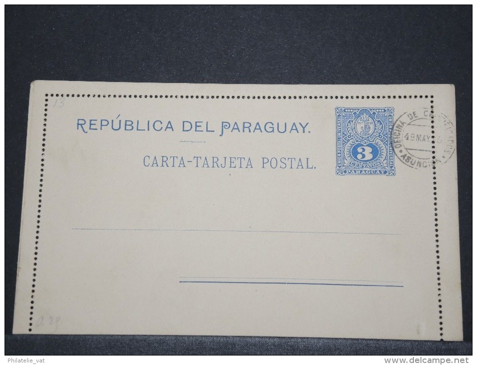 PARAGUAY - Lot De 9 Entiers  - A Voir - Lot 10687 - Paraguay