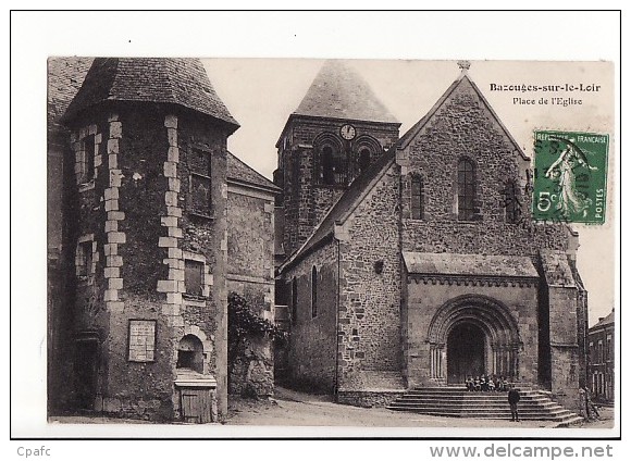 Bazouges Sur Le Loir - Place De L'Eglise - Andere & Zonder Classificatie