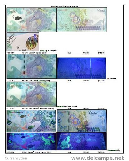 Catalog of Printer's Test Notes, 11th Ed -2016, 519 pages, 2700+ images