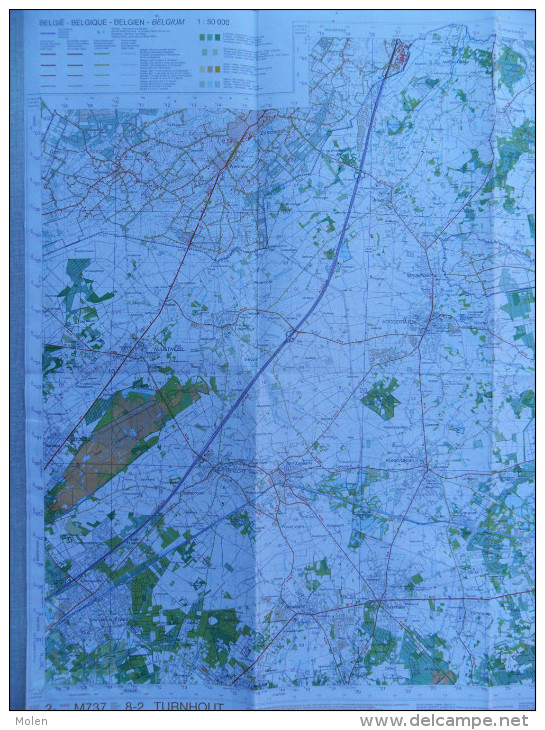 STAFKAART TURNHOUT 2008 MERKSPLAS WEELDE WESTMALLE OOSTMALLE BRECHT WUUSTWEZEL LOENHOUT BAARLE NASSAU HERTOG MALLE S167 - Cartes Topographiques