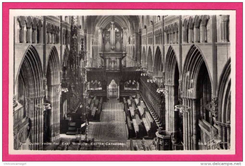 The Quire From The East Window - Exeter Cathedral - WALTER SCOTT - Exeter