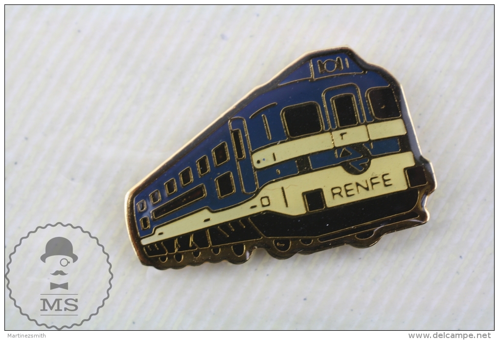 Spanish Train Locomotive/ Railway Engine - Pin Badge - Transportes