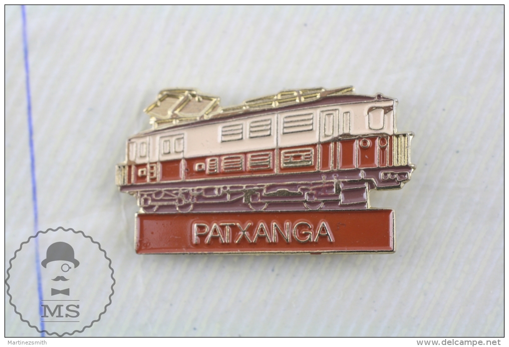 Spanish Train Locomotive/ Railway Engine Patxanga - Pin Badge - Transportes