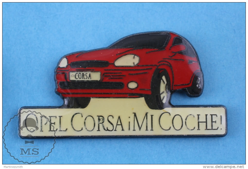 Opel Corsa Mi Coche Spanish Advertising Pin Badge - Transportes