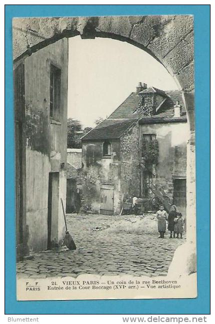 CPA 24 VIEUX PARIS - Un Coin De La Rue Beethoven Entrée De La Cour Boccage XVIème Collection FLEURY - Arrondissement: 15