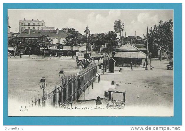 CPA 2106 - Porte De Saint-Cloud PARIS Collection FLEURY - District 16