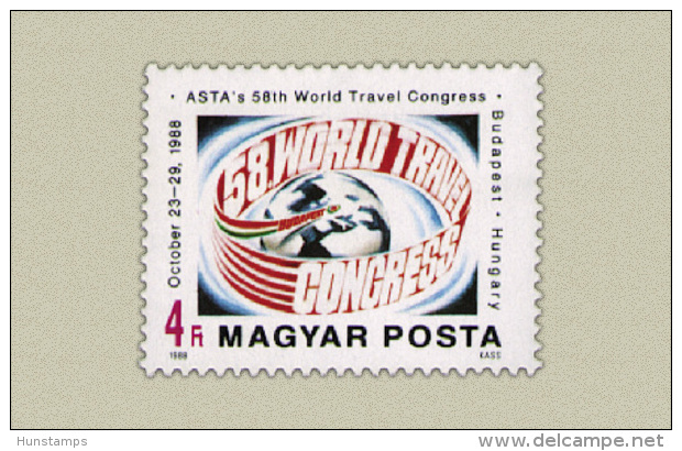 Hungary 1988. Asta Congress Stamp MNH (**) Michel: 3983 / 0.60 EUR - Unused Stamps