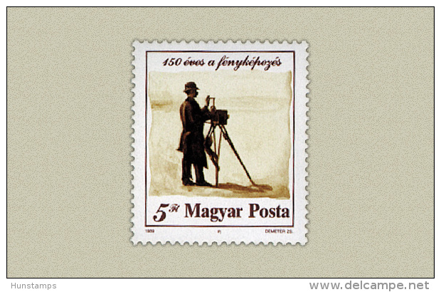 Hungary 1989. Photography Stamp MNH (**) Michel: 4027 / 0.60 EUR - Ungebraucht