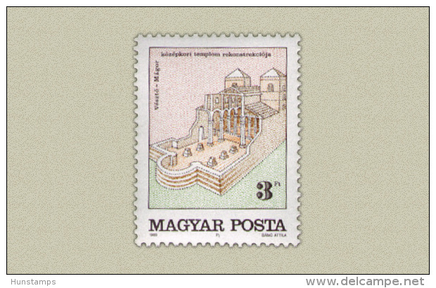 Hungary 1989. HIstory Memorial Place Stamp MNH (**) Michel: 4026 / 0.50 EUR - Ungebraucht