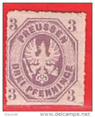 MiNr.19a X Altdeutschland Preussen - Mint