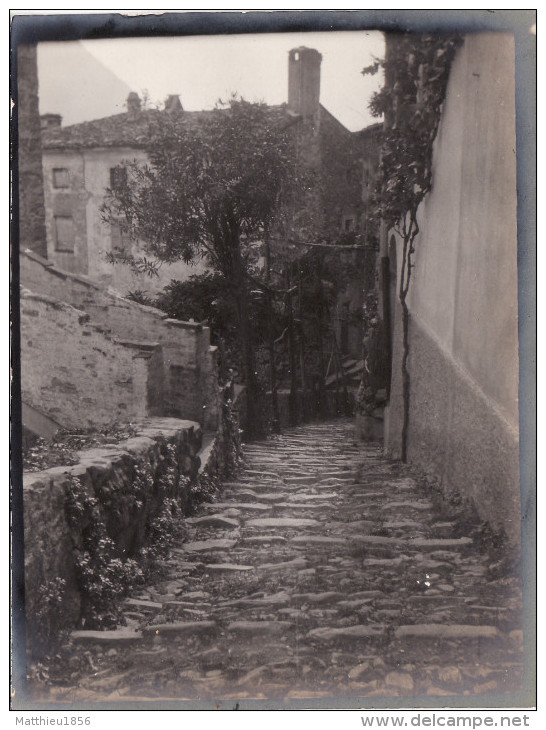 Foto Ottobre 1904 Lago Di LUGANO, GANDRIA - Una Strada (A133) - Gandria 