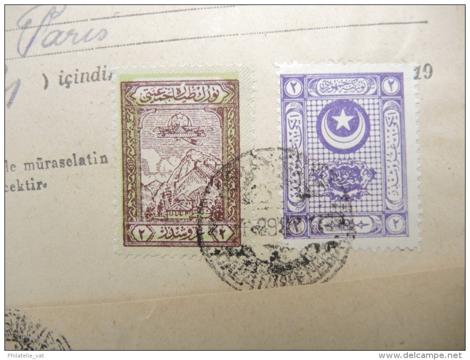 TURQUIE - Collection De Timbres Fiscaux Sur Documents - A Voir - Lot 10711 - Verzamelingen & Reeksen