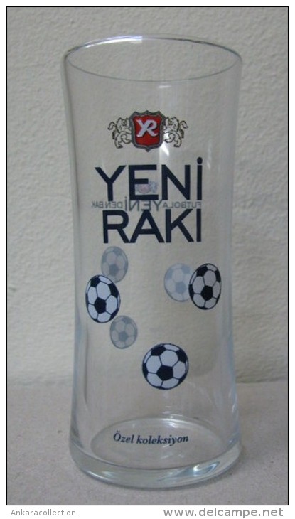 AC - YENI RAKI GLASS - WHEN YOU MISS FOOTBALL SPECIAL COLLECTION SERIES RARE TO FIND - Autres & Non Classés