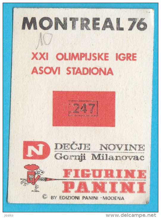 PANINI OLYMPIC GAMES MONTREAL 76 - 247 BRUCE FURNISS Swimming Natation USA  (Yugoslavian Edition) Juex Olympiques 1976 - Schwimmen