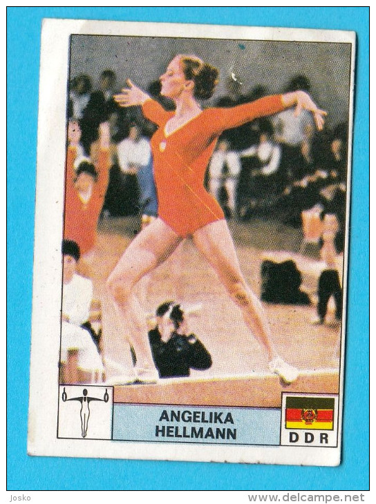 PANINI OLYMPIC GAMES MONTREAL 76 - 217 ANGELIKA HELMANN Gymnastics Germany  ( Yugoslavian Edition ) Juex Olympiques 1976 - Gymnastik