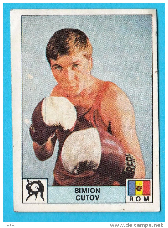 PANINI OLYMPIC GAMES MONTREAL 76 - 176 SIMION CUTOV Boxing Boxe Boxen Romania (Yugoslavian Edition) Juex Olympiques 1976 - Tarjetas