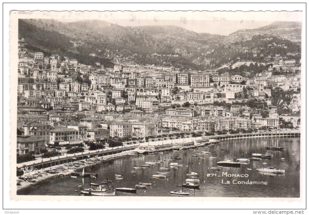 CPSM MONACO LA CONDAMINE  ED MUNIER 1948? - La Condamine