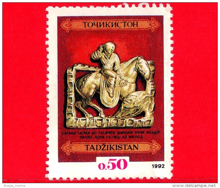 TAGIKISTAN - Usato - 1992 - Tesori Nazionali - Cacciatore - 0.50 - Tagikistan