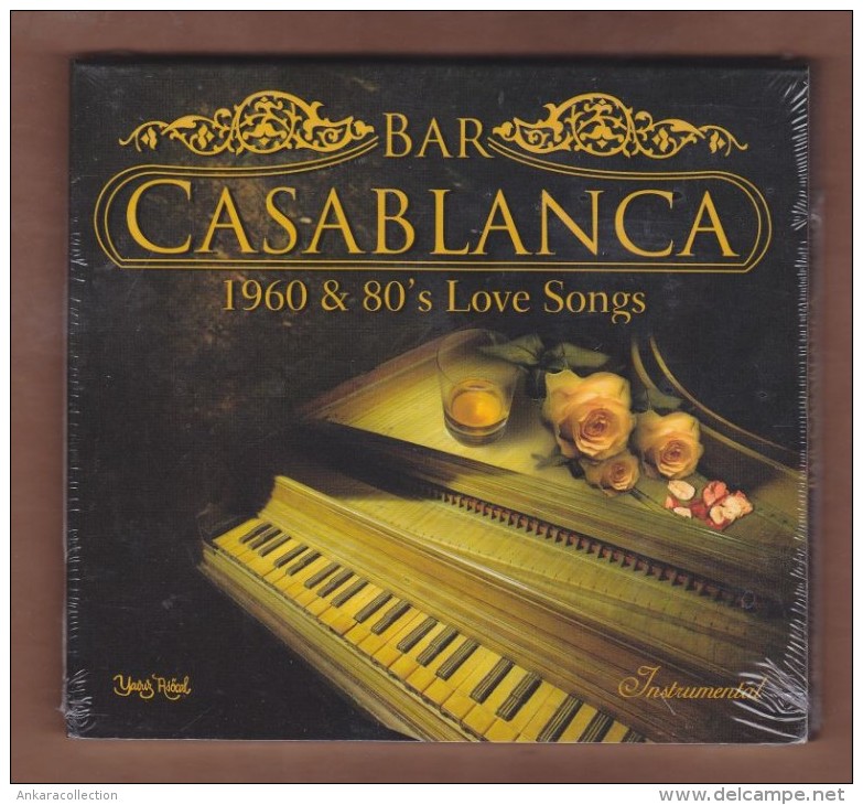 AC - BAR CASABLANCA 1900 & 80'S LOVE SONGS INSTRUMENTAL BRAND NEW MUSIC CD - World Music