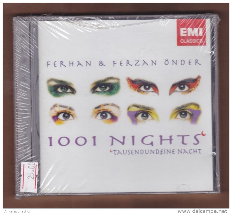 AC - FERHAN & FERZAN ONDER - 1001 NIGHTS -  BRAND NEW MUSIC CD - World Music