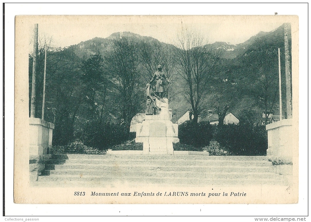 Cp, 64, Laruns, Monument Aux Enfants De Laruns Morts Pour La Patrie - Laruns