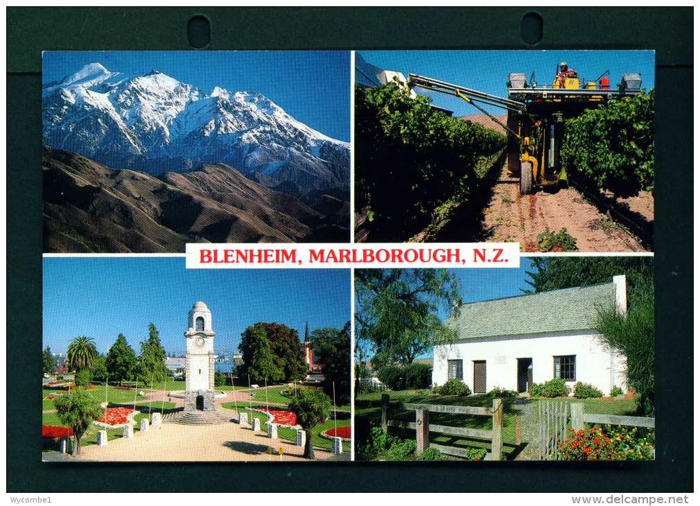NEW ZEALAND  -  Marlborough  Blenheim  Multi View  Unused Postcard - Nieuw-Zeeland