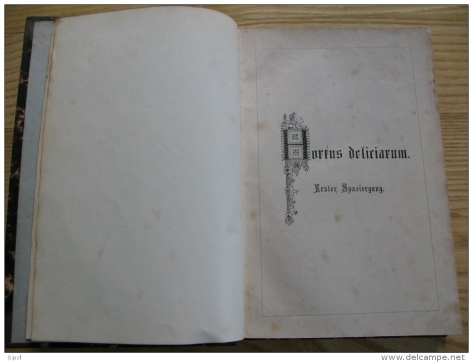 Hortus Deliciarum Für Deutschen Humor Gepflantzt Von Ludwig Eichrodt  Lahr  Druck Und Verlag Von MoritzSchauenburg 1877? - 1. Oudheid